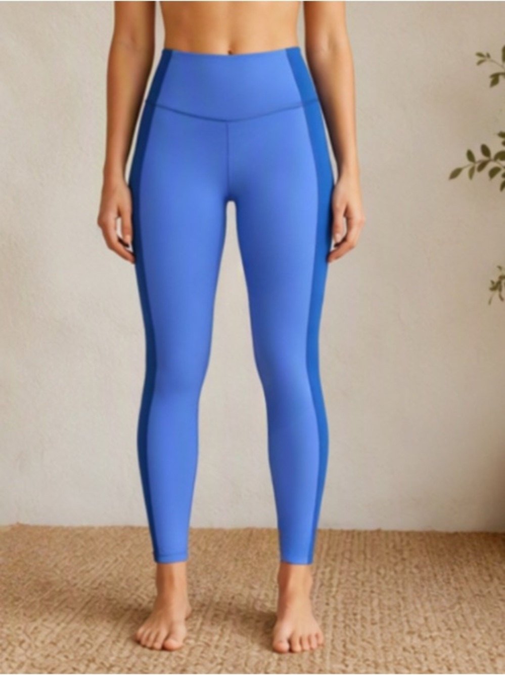 🌷SPIRITUAL Gangster🌷 Blue Stripe Leggings